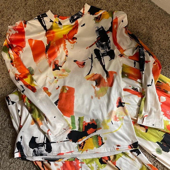 Colorful Abstract Print Set - Picture 3 of 3